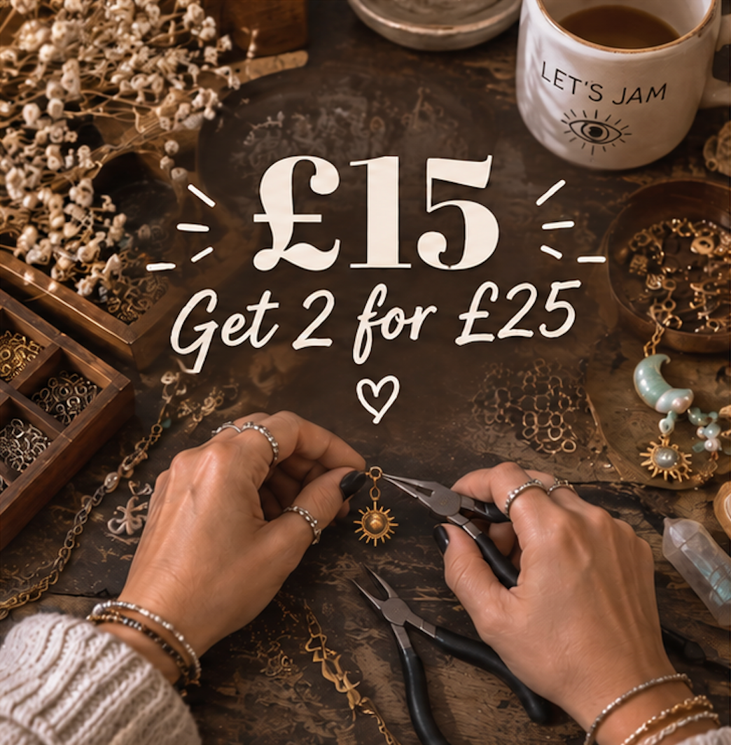 Any 2 items priced £15 for £25 with free shipping - Let's Jam handmade jewellery offer, Camden Market, London