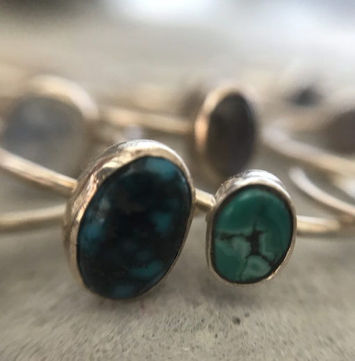 Real 925 sterling silver rings, earrings and necklaces - Let's Jam, Camden Market, London