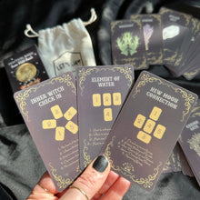 Load image into Gallery viewer, «Practical Magic • Inner Witch Oracle» Oracle Deck + Bag + Smudging Stick