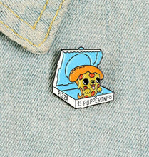 Load image into Gallery viewer, Pins / Badge - Pizza Pepperoni Doggy