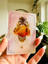 Load image into Gallery viewer, «Astral Realms» Crystal Oracle Deck + Bag + Smudging Stick