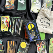 Load image into Gallery viewer, Deck shown with the drawstring bag and smudging stick included - Let's Jam, Camden Town London