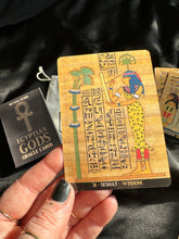Load image into Gallery viewer, «Egyptian Gods» Oracle Deck + Bag + Smudging Stick