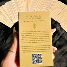 Load image into Gallery viewer, Beginners tarot deck shown with the drawstring bag and smudging stick included - Let's Jam, Camden Town London