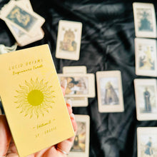 Load image into Gallery viewer, Lucid Dreams tarot deck box with its minimalist cream cover design - Let's Jam tarot and oracle, Camden Market