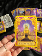 Load image into Gallery viewer, «Angel Answers» Oracle Deck + Bag + Smudging Stick