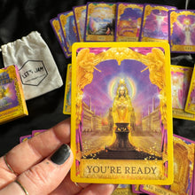 Load image into Gallery viewer, «Angel Answers» Oracle Deck + Bag + Smudging Stick