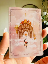 Load image into Gallery viewer, «Astral Realms» Crystal Oracle Deck + Bag + Smudging Stick