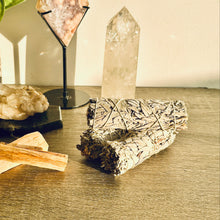 Load image into Gallery viewer, Close view of the dried white sage leaves in the bundle - Let's Jam, Camden Town