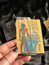 Load image into Gallery viewer, «Egyptian Gods» Oracle Deck + Bag + Smudging Stick