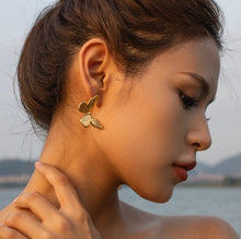 Load image into Gallery viewer, Butterfly • Stainless Steel Earrings