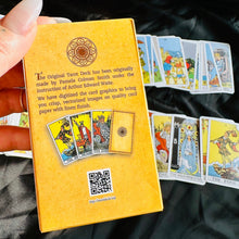 Load image into Gallery viewer, The Original Tarot cards fanned out in classic Rider-Waite style - Let's Jam tarot and oracle, Camden Market