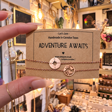 Load image into Gallery viewer, Adventure Awaits ❥ Set of 2 Bracelets