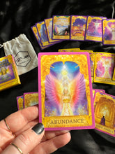 Load image into Gallery viewer, «Angel Answers» Oracle Deck + Bag + Smudging Stick