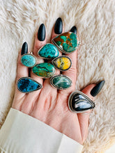 Load image into Gallery viewer, Handmade & Sterling Silver Rings Collection - Malachite