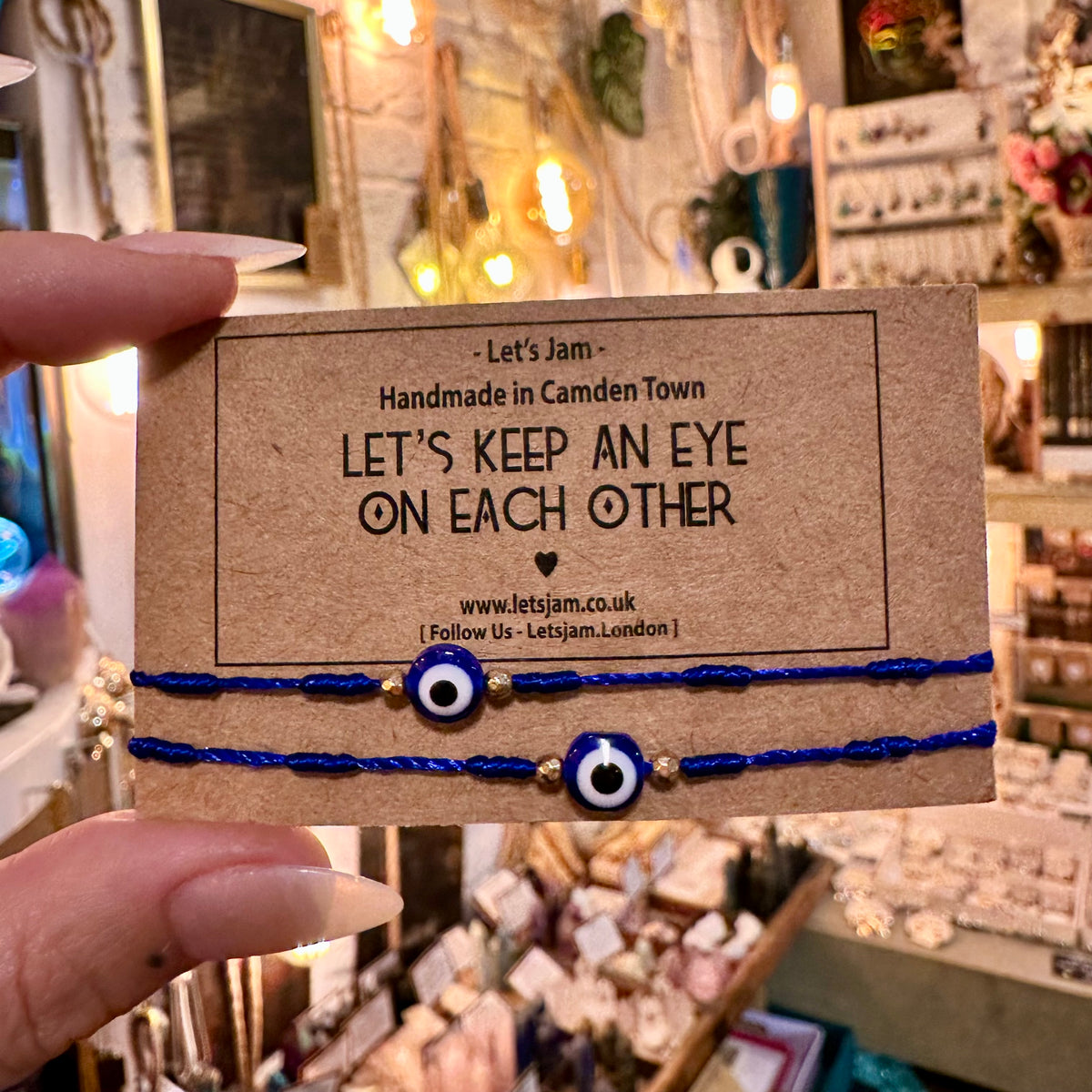 Let’s Keep An Eye On Each Other ❥ Matching Bracelets