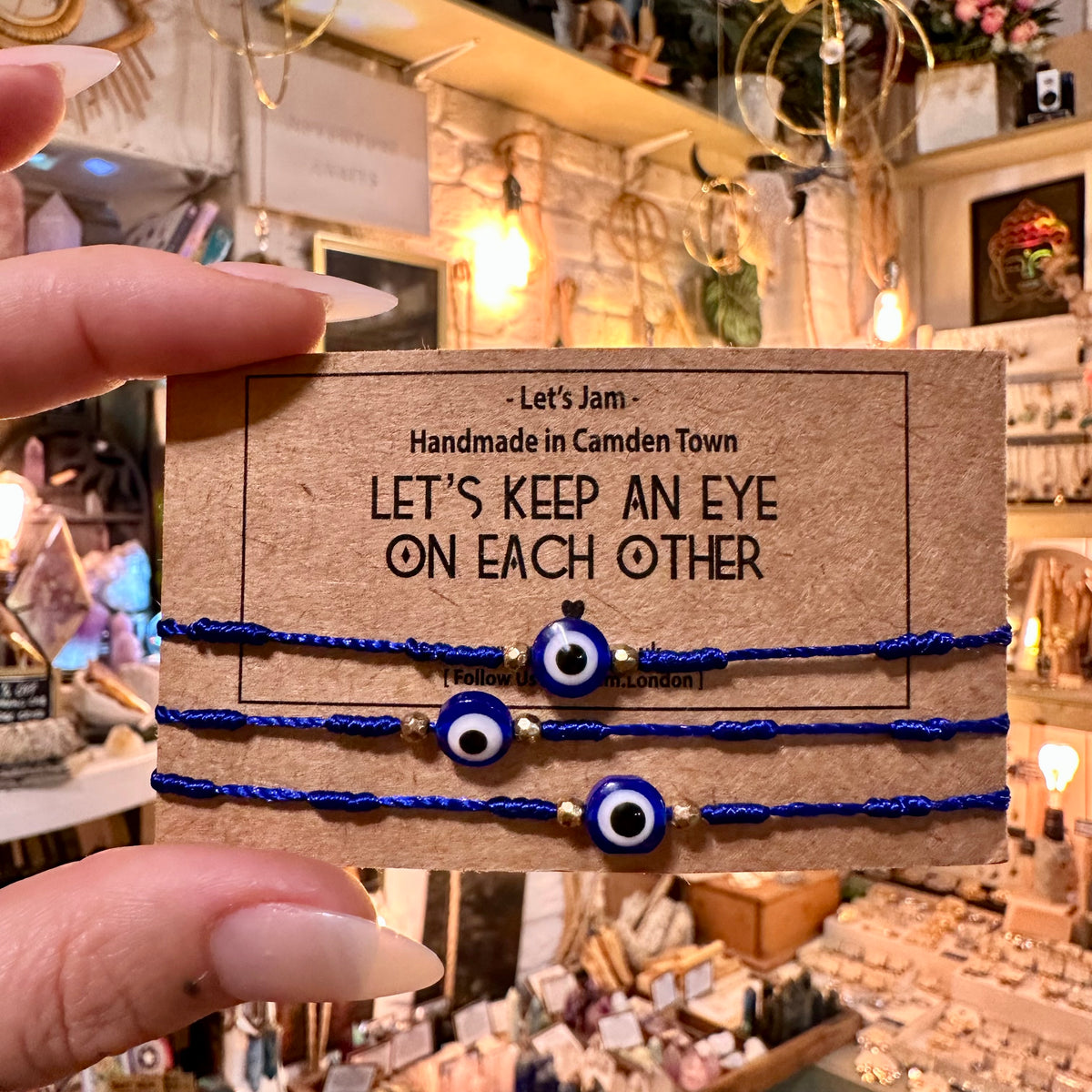 Let’s Keep An Eye On Each Other ❥ Matching Bracelets