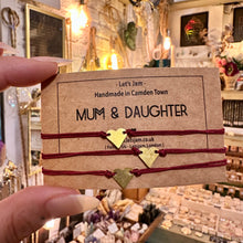 Load image into Gallery viewer, Mum & Daughter ❥ Red Heart Matching Bracelets
