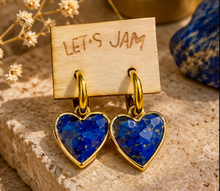 Load image into Gallery viewer, Crystal Hearts • Crystal Earrings