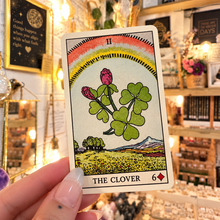 Load image into Gallery viewer, The Clover card with its four leaf clovers - Let's Jam, Camden Market, London