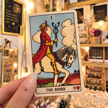 Load image into Gallery viewer, The Rider card from Pixie’s Astounding Lenormand - Let's Jam, Camden Market London