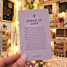 Load image into Gallery viewer, Lilac Dream of Love card from the love spells category - Let's Jam, Camden Market London