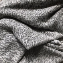 Load image into Gallery viewer, Throw Scarf • Marvin • 100% Pure Cashmere • Handmade • Blue