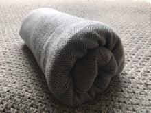 Load image into Gallery viewer, Throw Scarf • Marvin • 100% Pure Cashmere • Handmade • Blue