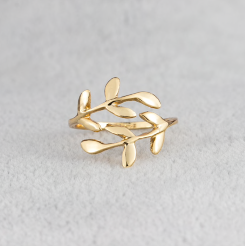 Botanical vine ring from the Let's Jam nature-inspired rings - Camden Market, London