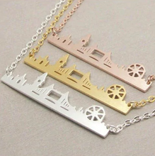 Load image into Gallery viewer, Charm Necklace • London Skyline