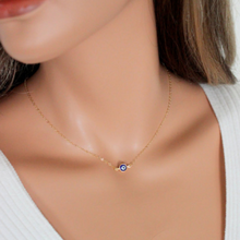 Load image into Gallery viewer, Charm Necklace • Evil Eye