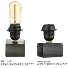 Load image into Gallery viewer, Lamp ❥ Wood Block