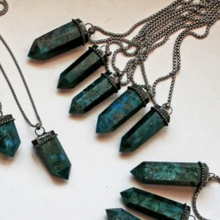 Load image into Gallery viewer, Tower Point Tower Necklace - Apatite