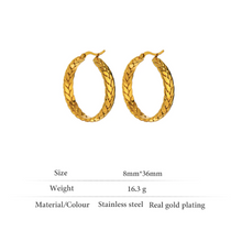 Load image into Gallery viewer, Detail of the seamless hinge closure on the chunky hoop earring - Let's Jam jewellery, Camden Town