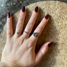 Load image into Gallery viewer, Turquoise Ring • Sterling Silver • One Of a Kind Collection • T-7-1