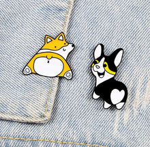 Load image into Gallery viewer, Pins / Badge - Corgis
