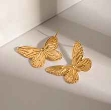 Load image into Gallery viewer, Butterfly • Stainless Steel Earrings
