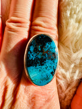Load image into Gallery viewer, Handmade &amp; Sterling Silver Rings Collection - Chrysocolla
