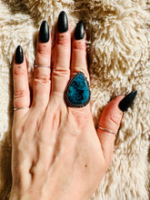 Load image into Gallery viewer, Handmade &amp; Sterling Silver Rings Collection - Chrysocolla
