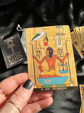 Load image into Gallery viewer, «Egyptian Gods» Oracle Deck + Bag + Smudging Stick
