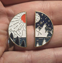Load image into Gallery viewer, Pins / Badges - Night &amp; Day Pair
