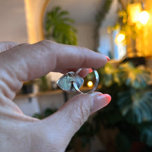 Load image into Gallery viewer, Ring • Eye Shape • 925 Sterling Silver with Mother of Pearl
