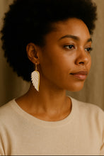 Load image into Gallery viewer, Handcrafted Earrings • Angel Wings
