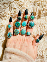 Load image into Gallery viewer, Handmade &amp; Sterling Silver Rings Collection - Turquoise

