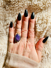 Load image into Gallery viewer, Handmade &amp; Sterling Silver Rings Collection - Charoite
