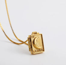 Load image into Gallery viewer, Moon &amp; Heart Locket Necklaces
