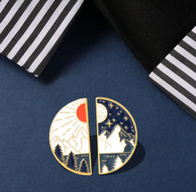 Load image into Gallery viewer, Pins / Badges - Night &amp; Day Pair
