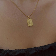 Load image into Gallery viewer, Moon &amp; Heart Locket Necklaces
