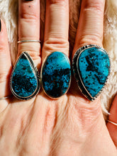 Load image into Gallery viewer, Handmade &amp; Sterling Silver Rings Collection - Chrysocolla
