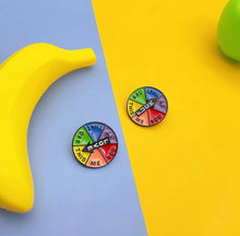 Load image into Gallery viewer, Pin / Moving Badge - Love > This > Me > You > It > That > Off
